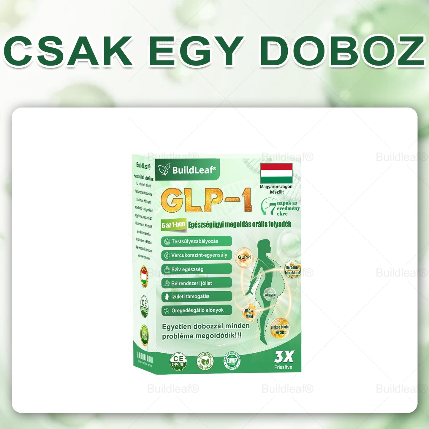 🎁 Már csak 5 doboz maradt! További 50% kedvezményt kínálunk! Legyen formában és egészséges. Fogyjon most, mert jövő évig nem lesz másik lehetőség!