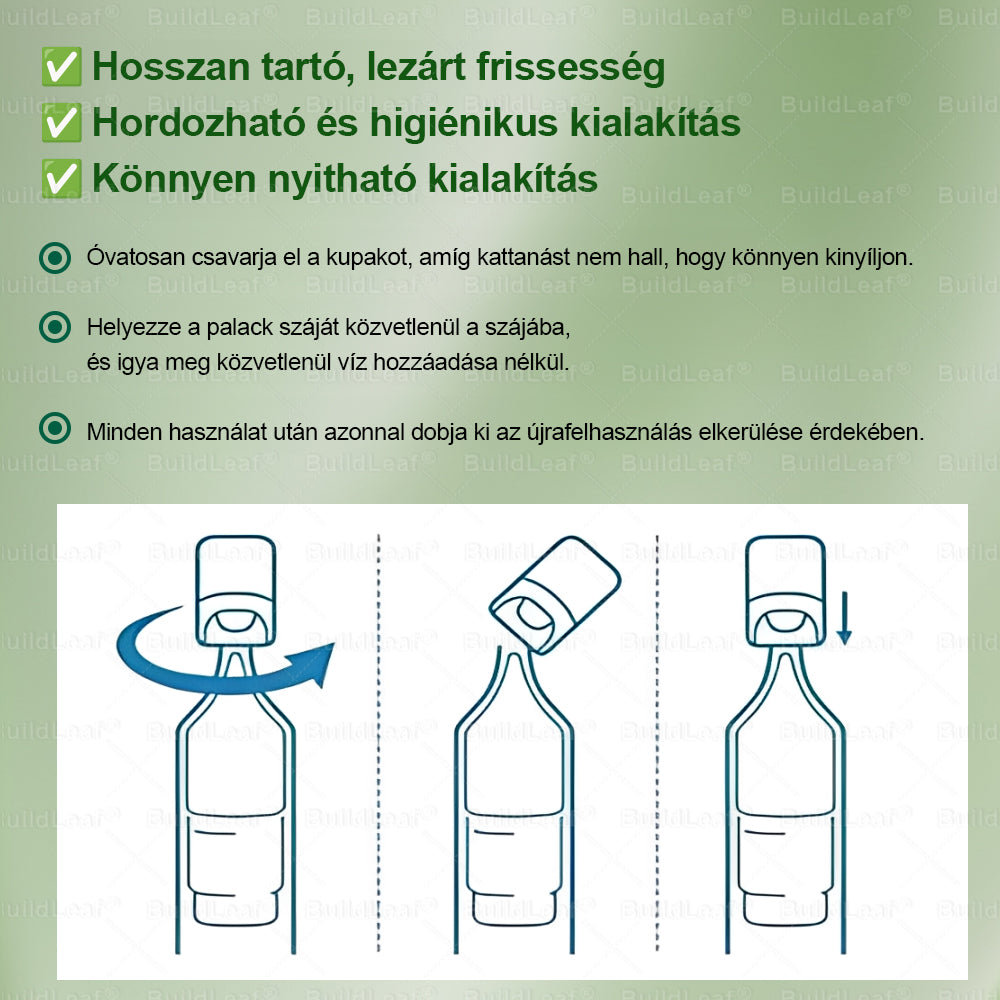 BuildLeaf®🚚 GLP-1 8-az-1-ben Fit &amp; Vital Orális Oldat (Csak napi egyszer, látható változások 7 nap alatt)  Elhízásra, szív- és érrendszeri egészségre, cukorbetegségre, alvási apnoéra, emésztőrendszeri egészségre, ízületi problémákra és még sok másra