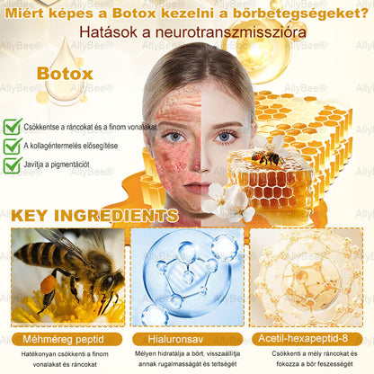👨‍🔬 AllyBee® Botox Bőrápoló Krém Ránctalanítás, Hidratálás, Bőrregenerálás, Egyenletes Bőrtónus, Pattanás- és Sötétfolt Kezelés, Szemölcs- és Anyajegyek Eltávolítása