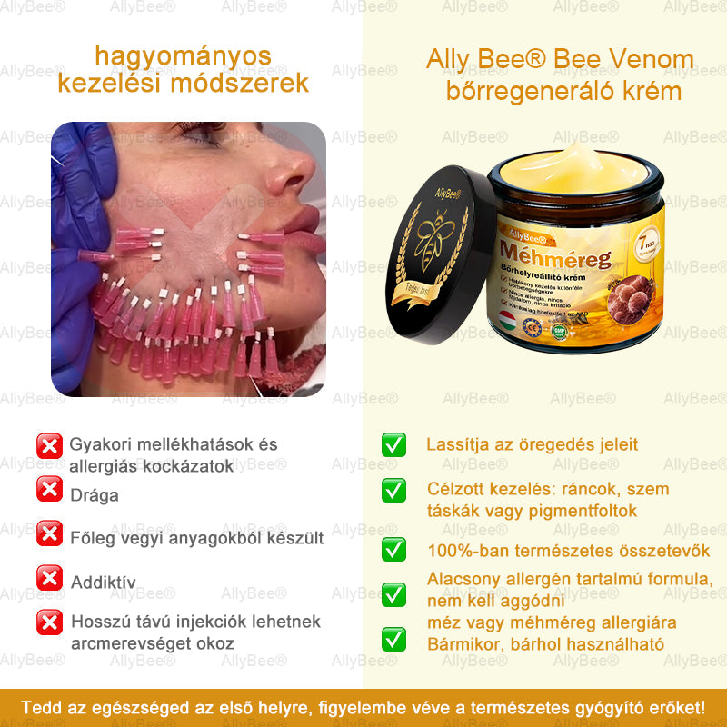 Mayo tisztviselő: AllyBee® bőrkezelő krém öregedésgátló, hidratáló, bőrjavító, egyenletes tónus, pattanások és sötét foltok kezelése, szemölcs és anyajegy eltávolítása, pikkelysömör enyhítése