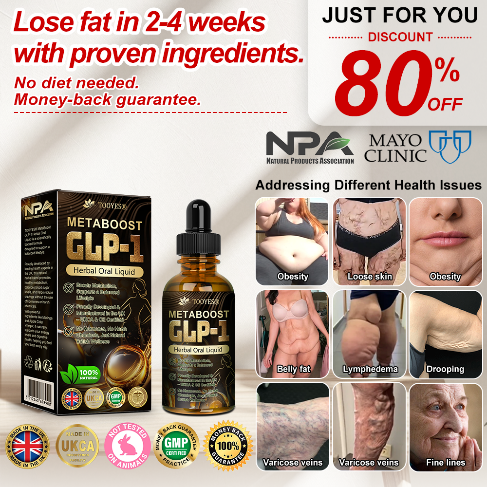 Mayo Clinic Recommended | 🎉🎉Official Store |TOOYES® MetaBoost GLP-1 Herbal Oral Liquid