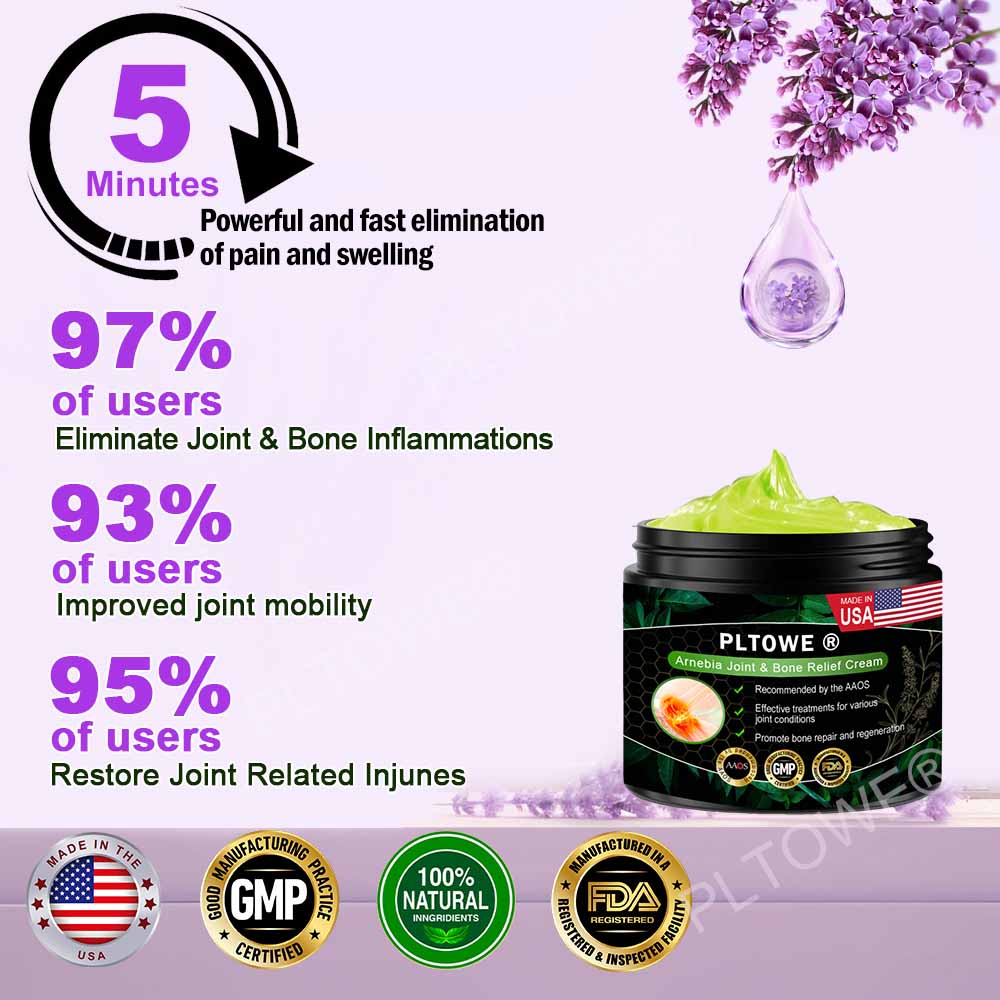 PLTOWE® Arnebia Joint and Bone Relief Cream(AAOS Recommends)