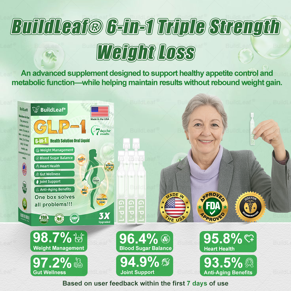 FDA 𝖮𝖿𝖿𝗂𝖼𝗂𝖺𝗅 𝖲𝗍𝗈𝗋𝖾 | 𝑩𝒖𝐢𝒍𝒅𝑳𝒆𝐚𝒇® GL𝐏-1 6-𝒊𝒏-1 𝑯𝒆𝒂𝒍𝒕𝒉 𝑺𝒐𝒍𝒖𝒕𝒊𝒐𝒏 𝖮𝗋𝖺𝗅 𝐋𝐢𝐪𝐮𝐢𝐝(𝑂𝑛𝑐𝑒 𝑎 𝑑𝑎𝑦, 𝑣𝑖𝑠𝑖𝑏𝑙𝑒 𝑟𝑒𝑠𝑢𝑙𝑡𝑠 𝑖𝑛 7 𝑑𝑎𝑦𝑠)  ✅ 𝗦𝘂𝗽𝗽𝗼𝗿𝘁𝘀 𝗼𝗯𝗲𝘀𝗶𝘁𝘆, 𝗰𝗮𝗿𝗱𝗶𝗼𝘃𝗮𝘀𝗰𝘂𝗹𝗮𝗿 𝗵𝗲𝗮𝗹𝘁𝗵, 𝗱𝗶𝗮𝗯𝗲𝘁𝗲𝘀, 𝘀𝗹𝗲𝗲𝗽 𝗮𝗽𝗻𝗲𝗮, 𝗴𝘂𝘁 𝗵𝗲𝗮𝗹𝘁𝗵, 𝗷𝗼𝗶𝗻𝘁 𝗶𝘀𝘀𝘂𝗲𝘀, 𝐰𝐡𝐢𝐥𝐞 𝐚𝐥𝐬𝐨 𝐟𝐢𝐫𝐦𝐢𝐧𝐠 𝐭𝐡𝐞 𝐬𝐤𝐢𝐧 𝐚𝐧𝐝 𝐛𝐨𝐨𝐬𝐭𝐢𝐧𝐠 𝐞𝐧𝐞𝐫𝐠𝐲