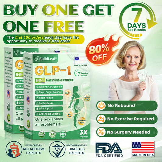 FDA 𝖮𝖿𝖿𝗂𝖼𝗂𝖺𝗅 𝖲𝗍𝗈𝗋𝖾 | 𝑩𝒖𝐢𝒍𝒅𝑳𝒆𝐚𝒇® GL𝐏-1 6-𝒊𝒏-1 𝑯𝒆𝒂𝒍𝒕𝒉 𝑺𝒐𝒍𝒖𝒕𝒊𝒐𝒏 𝖮𝗋𝖺𝗅 𝐋𝐢𝐪𝐮𝐢𝐝(𝑂𝑛𝑐𝑒 𝑎 𝑑𝑎𝑦, 𝑣𝑖𝑠𝑖𝑏𝑙𝑒 𝑟𝑒𝑠𝑢𝑙𝑡𝑠 𝑖𝑛 7 𝑑𝑎𝑦𝑠)  ✅ 𝗦𝘂𝗽𝗽𝗼𝗿𝘁𝘀 𝗼𝗯𝗲𝘀𝗶𝘁𝘆, 𝗰𝗮𝗿𝗱𝗶𝗼𝘃𝗮𝘀𝗰𝘂𝗹𝗮𝗿 𝗵𝗲𝗮𝗹𝘁𝗵, 𝗱𝗶𝗮𝗯𝗲𝘁𝗲𝘀, 𝘀𝗹𝗲𝗲𝗽 𝗮𝗽𝗻𝗲𝗮, 𝗴𝘂𝘁 𝗵𝗲𝗮𝗹𝘁𝗵, 𝗷𝗼𝗶𝗻𝘁 𝗶𝘀𝘀𝘂𝗲𝘀, 𝐰𝐡𝐢𝐥𝐞 𝐚𝐥𝐬𝐨 𝐟𝐢𝐫𝐦𝐢𝐧𝐠 𝐭𝐡𝐞 𝐬𝐤𝐢𝐧 𝐚𝐧𝐝 𝐛𝐨𝐨𝐬𝐭𝐢𝐧𝐠 𝐞𝐧𝐞𝐫𝐠𝐲