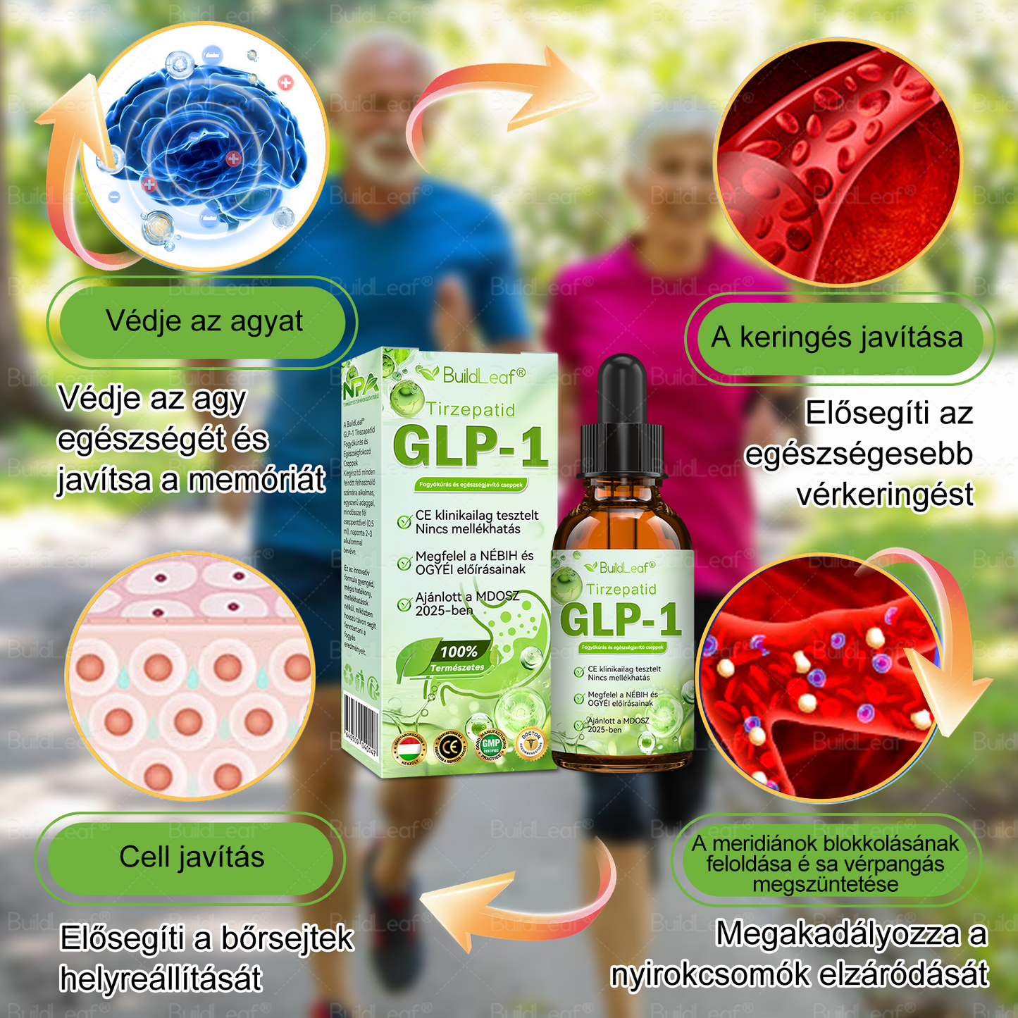 Fabricación y transporte en Hungría🌸 BuildLeaf® Tirzepatid GLP-1 Fogyókúrás és egészségjavitó cseppek🔥🔥 ¡ÚLTIMO DÍA 80% DE DESCUENTO!