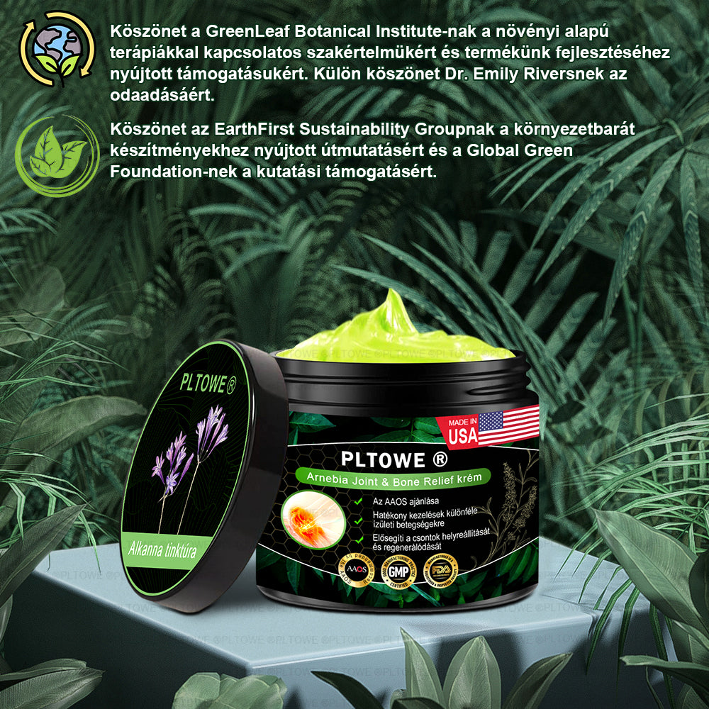 PLTOWE® Arnebia Ízületi és Csontfájdalom Enyhítő Krém (AAOS ajánlja)